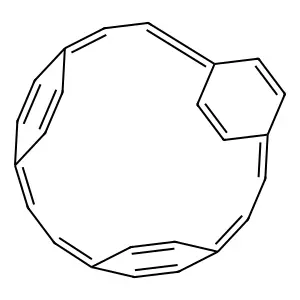 Tetracyclo[14.2.2.24,7.210,13]tetracosa-1,3,5,7,9,11,13,15,17,19,21,23-dodecaene structure