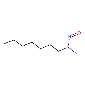 N-甲基-N-亚硝基-1-庚胺 structure