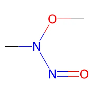 N-甲氧基-N-亚硝基甲胺 structure