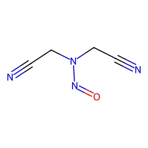 2,2'-(亚硝基亚氨基)双乙腈 structure