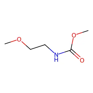 Carbamic acid, (2-methoxyethyl)-, methyl ester structure