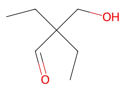 Butanal, 2-ethyl-2-(hydroxymethyl)- structure