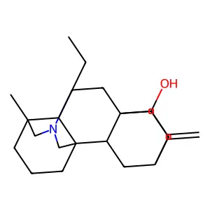 Atisine, N-dehydroxydihydro- structure