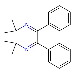 2,2,3,3-Tetramethyl-5,6-diphenylpyrazine structure