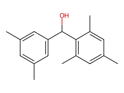 (3,5-Dimethylphenyl)(2,4,6-trimethylphenyl)methanol structure