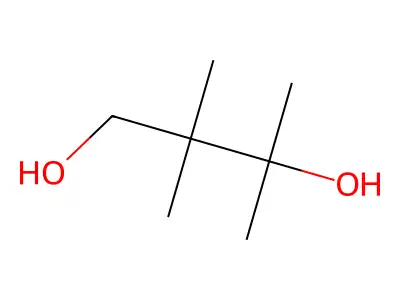 2,2,3-Trimethylbutane-1,3-diol structure