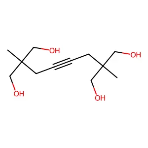 2,7-Bis(hydroxymethyl)-2,7-dimethyloct-4-yne-1,8-diol structure