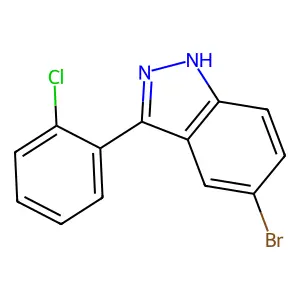 5-Bromo-3-(2-chlorophenyl)-1H-indazole structure