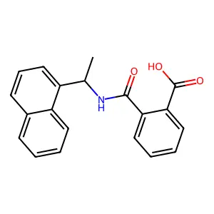 (R)-(-)-N-[1-(1-Naphthyl)ethyl]phthalamic acid structure