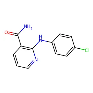 2-(4-氯苯氨基)烟酰胺 structure