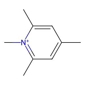 1,2,4,6-Tetramethylpyridinium structure