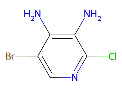 5-溴-4-氯-6-甲基嘧啶-2-胺 structure
