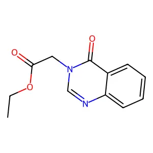 ethyl (4-oxoquinazolin-3(4H)-yl)acetate structure