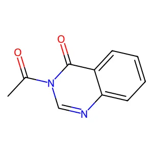 4(3H)-Quinazolinone, 3-acetyl- structure