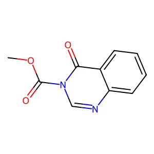 3(4H)-Quinazolinecarboxylic acid, 4-oxo-, methyl ester structure