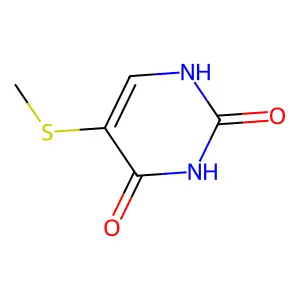 Methylmercaptouracil structure