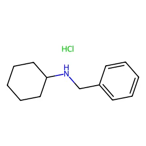 Benzenemethanamine, N-cyclohexyl-, hydrochloride structure