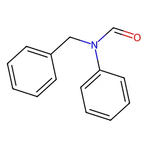 N-benzyl-N-phenylformamide structure