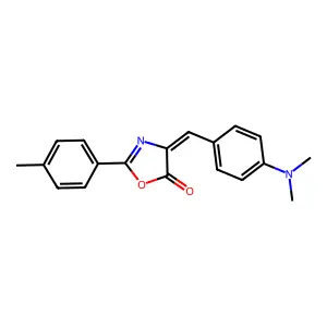 4-(4-Dimethylamino-benzylidene)-2-p-tolyl-4H-oxazol-5-one structure