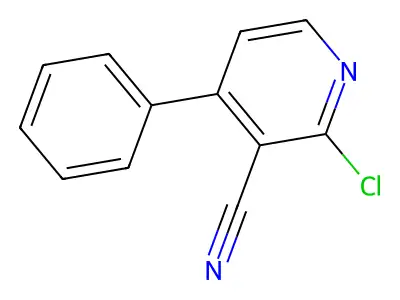 2-Chloro-6-phenylnicotinonitrile structure