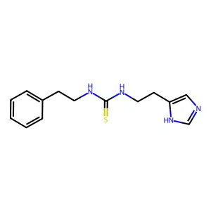 1-[2-(1H-Imidazol-4-yl)ethyl]-3-phenethylthiourea structure