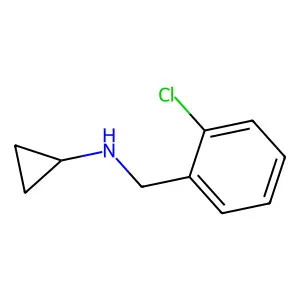 N-[(2-chlorophenyl)methyl]cyclopropanamine structure