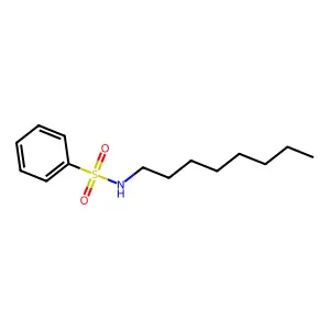 N-辛基苯磺酰胺 structure
