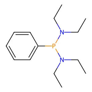 Phenylbis(diethylamino)phosphine structure