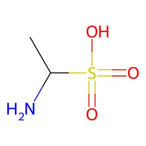 1-Aminoethanesulfonic acid structure