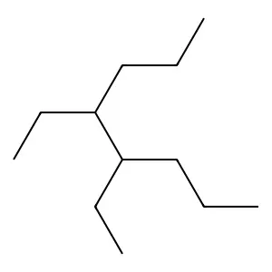 4,5-Diethyloctane structure