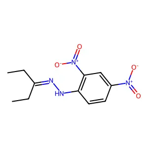 3-Pentanone, (2,4-dinitrophenyl)hydrazone structure