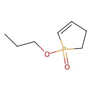 2-Phospholene, 1-propoxy-, 1-oxide structure