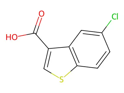 5-Chloro-benzo[b]thiophene-3-carboxylic acid structure
