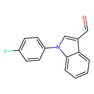 1-(4-Fluorophenyl)indole-3-carbaldehyde structure