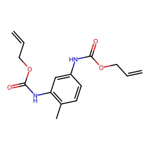 N,N'-Bis(allyloxycarbonyl)-4-methyl-1,3-phenylenediamine structure