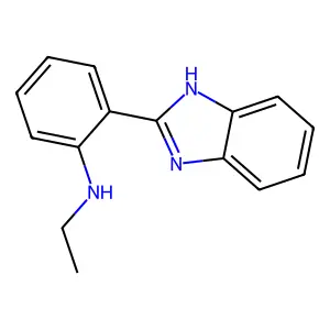 2-(1H-benzimidazol-2-yl)-N-ethylaniline structure
