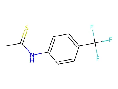 N-(4-(Trifluoromethyl)phenyl)ethanethioamide structure