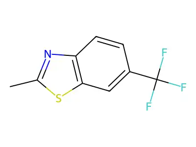 2-Methyl-6-(trifluoromethyl)-1,3-benzothiazole structure