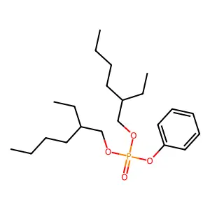 双(2-乙基己基)苯基磷酸酯 structure