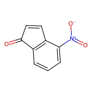 4-硝基茚-1-酮 structure