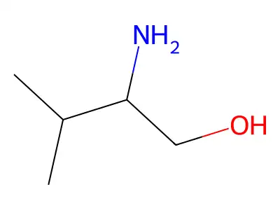 纈氨醇 structure