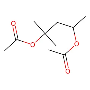 2,4-Pentanediol, 2-methyl-, 2,4-diacetate structure