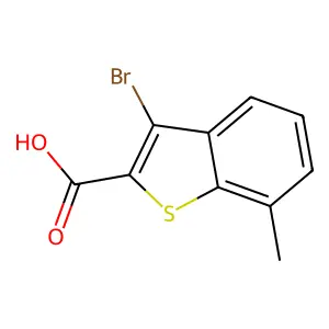 3-Bromo-7-methylbenzo[b]thiophene-2-carboxylic acid structure