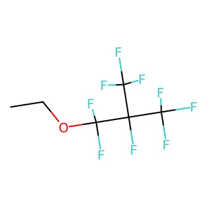 Ethyl perfluoroisobutyl ether structure