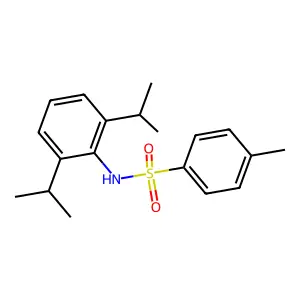 N-(2,6-diisopropylphenyl)-4-methylbenzenesulfonamide structure