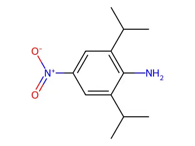 2,6-Diisopropyl-4-nitroaniline structure