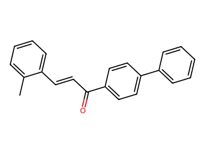 3-(o-Tolyl)-1-(4-phenylphenyl)prop-2-en-1-one structure