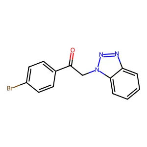 2-(Benzotriazol-1-yl)-1-(4-bromophenyl)ethanone structure