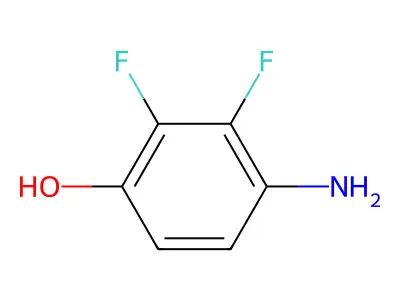 4-Amino-2,3-difluorophenol structure