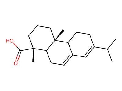 松香酸 structure